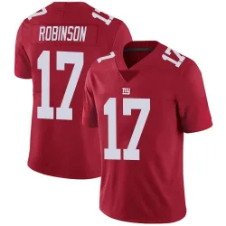 Men's Wan'Dale Robinson New York Giants No.17 Limited Alternate Vapor Untouchable Jersey - Red