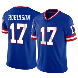 Men's Wan'Dale Robinson New York Giants No.17 Limited Classic Vapor Jersey