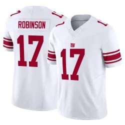Men's Wan'Dale Robinson New York Giants No.17 Limited Vapor F.U.S.E. Jersey - White