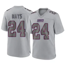 Men's Willie Mays New York Giants No.24 Game Atmosphere Fashion Jersey - Gray
