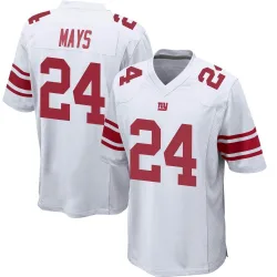 Men's Willie Mays New York Giants No.24 Game Jersey - White