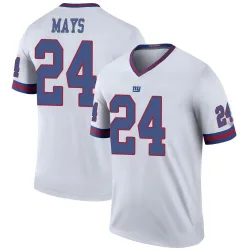 Men's Willie Mays New York Giants No.24 Legend Color Rush Jersey - White