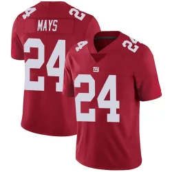 Men's Willie Mays New York Giants No.24 Limited Alternate Vapor Untouchable Jersey - Red