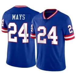 Men's Willie Mays New York Giants No.24 Limited Classic Vapor Jersey