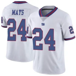 Men's Willie Mays New York Giants No.24 Limited Color Rush Jersey - White