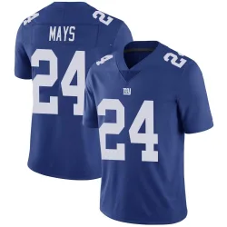 Men's Willie Mays New York Giants No.24 Limited Team Color Vapor Untouchable Jersey - Royal
