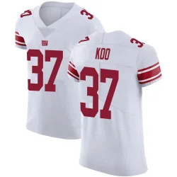 Men's Younghoe Koo New York Giants No.37 Elite Vapor Untouchable Jersey - White