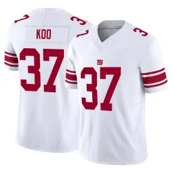 Men's Younghoe Koo New York Giants No.37 Limited Vapor F.U.S.E. Jersey - White