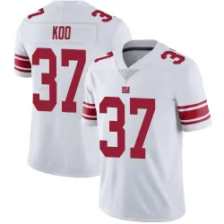 Men's Younghoe Koo New York Giants No.37 Limited Vapor Untouchable Jersey - White