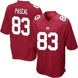Men's Zach Pascal New York Giants No.83 Game Alternate Jersey - Red