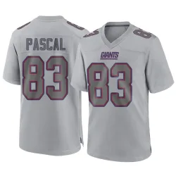 Men's Zach Pascal New York Giants No.83 Game Atmosphere Fashion Jersey - Gray