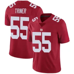 Men's Zach Triner New York Giants No.55 Limited Alternate Vapor Untouchable Jersey - Red
