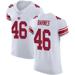 Men's Zaire Barnes New York Giants No.46 Elite Vapor Untouchable Jersey - White