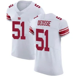 Men's Zak DeOssie New York Giants No.51 Elite Vapor Untouchable Jersey - White