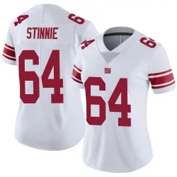 Women's Aaron Stinnie New York Giants No.64 Limited Vapor Untouchable Jersey - White
