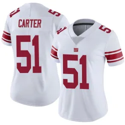 Women's Abdul Carter New York Giants No.51 Limited Vapor Untouchable Jersey - White