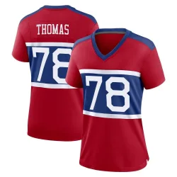 Women's Andrew Thomas New York Giants No.78 Game Century Alternate Jersey - Red