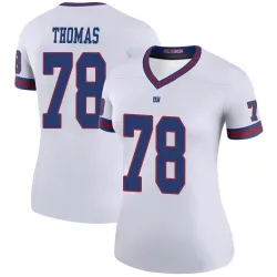 Women's Andrew Thomas New York Giants No.78 Legend Color Rush Jersey - White