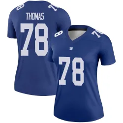 Women's Andrew Thomas New York Giants No.78 Legend Jersey - Royal
