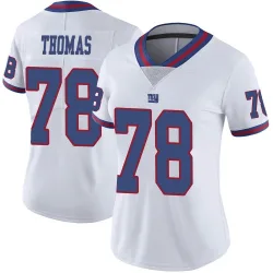Women's Andrew Thomas New York Giants No.78 Limited Color Rush Jersey - White
