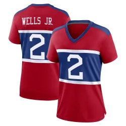 Women's Antwane Wells Jr. New York Giants No.2 Game Century Alternate Jersey - Red