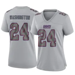 Women's Ar'Darius Washington New York Giants No.24 Game Atmosphere Fashion Jersey - Gray