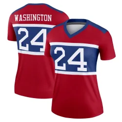 Women's Ar'Darius Washington New York Giants No.24 Legend Century Alternate Jersey - Red