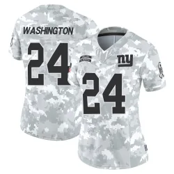 Women's Ar'Darius Washington New York Giants No.24 Limited 2024 Salute to Service Jersey - Arctic Camo