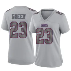 Women's Art Green New York Giants No.23 Game Atmosphere Fashion Jersey - Gray