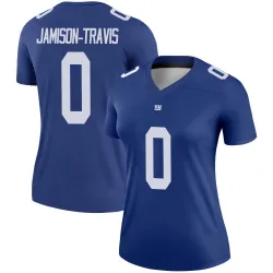 Women's Bobby Jamison-Travis New York Giants No.0 Legend Jersey - Royal