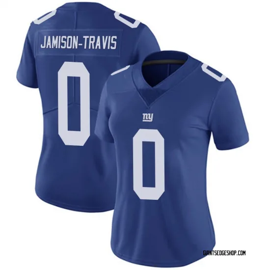Women's Bobby Jamison-Travis New York Giants No.0 Limited Team Color Vapor Untouchable Jersey - Royal