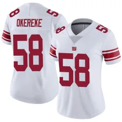 Women's Bobby Okereke New York Giants No.58 Limited Vapor Untouchable Jersey - White