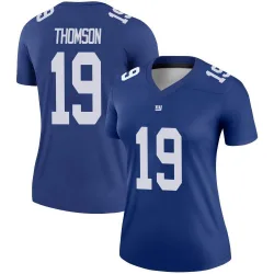 Women's Bobby Thomson New York Giants No.19 Legend Jersey - Royal