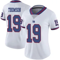 Women's Bobby Thomson New York Giants No.19 Limited Color Rush Jersey - White