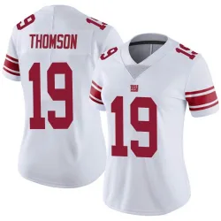 Women's Bobby Thomson New York Giants No.19 Limited Vapor Untouchable Jersey - White