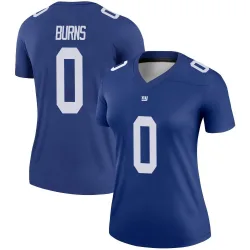 Women's Brian Burns New York Giants No.0 Legend Jersey - Royal