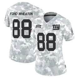 Women's Bryce Ford-Wheaton New York Giants No.88 Limited 2024 Salute to Service Jersey - Arctic Camo