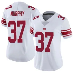Women's Caleb Murphy New York Giants No.37 Limited Vapor Untouchable Jersey - White