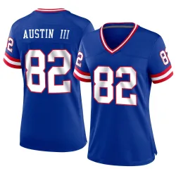 Women's Calvin Austin III New York Giants No.82 Game Classic Jersey - Royal