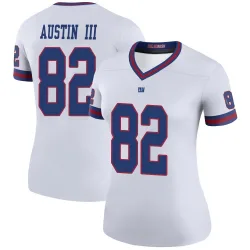 Women's Calvin Austin III New York Giants No.82 Legend Color Rush Jersey - White