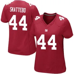 Women's Cam Skattebo New York Giants No.44 Game Alternate Jersey - Red