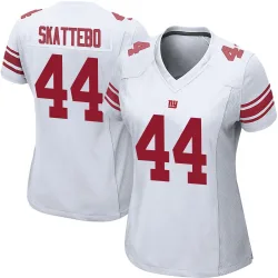 Women's Cam Skattebo New York Giants No.44 Game Jersey - White