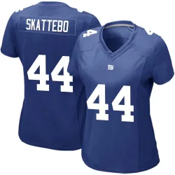 Women's Cam Skattebo New York Giants No.44 Game Team Color Jersey - Royal