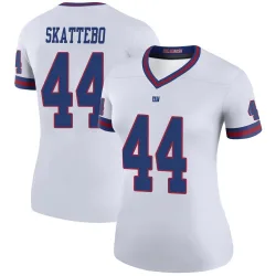 Women's Cam Skattebo New York Giants No.44 Legend Color Rush Jersey - White