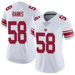 Women's Carl Banks New York Giants No.58 Limited Vapor Untouchable Jersey - White