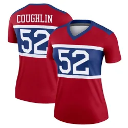 Women's Carter Coughlin New York Giants No.52 Legend Century Alternate Jersey - Red