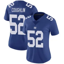Women's Carter Coughlin New York Giants No.52 Limited Team Color Vapor Untouchable Jersey - Royal