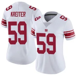 Women's Casey Kreiter New York Giants No.59 Limited Vapor Untouchable Jersey - White
