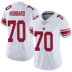 Women's Chris Hubbard New York Giants No.70 Limited Vapor Untouchable Jersey - White