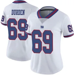 Women's Cory Durden New York Giants No.69 Limited Color Rush Jersey - White